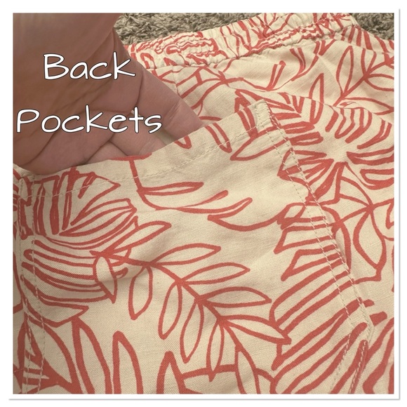 NWT-Lane Bryant Drawstring Linen Blend Wide Leg Pants - Picture 7 of 7